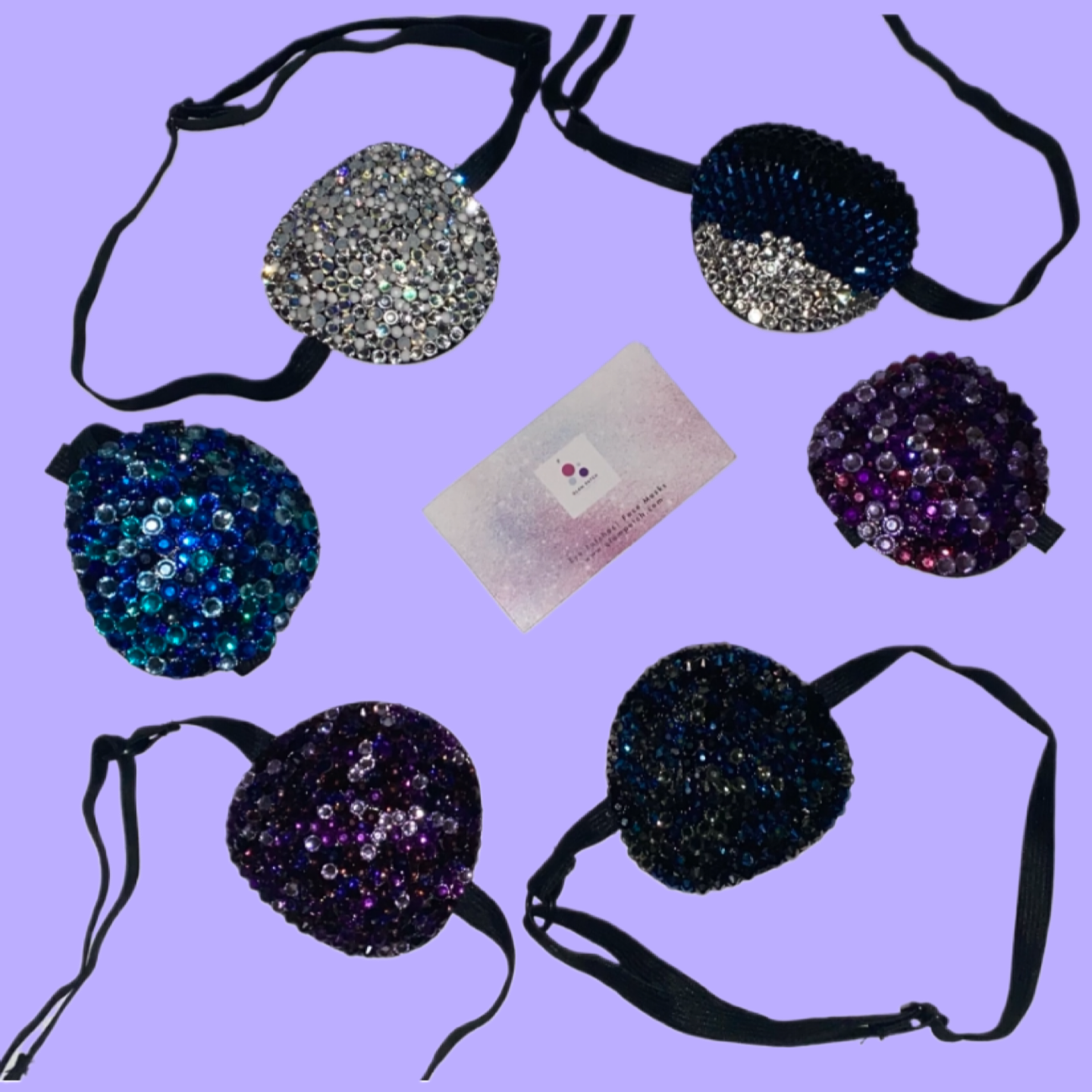 Medical Approved Luxe Crystal Eye Patch Bundles