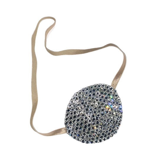 Nude/Skintone Crystal Bedazzled Eye Patch