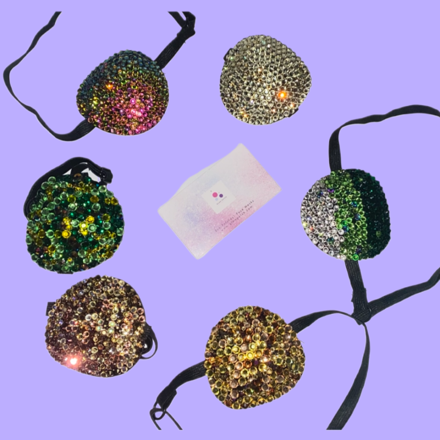 Medical Approved Luxe Crystal Eye Patch Bundles