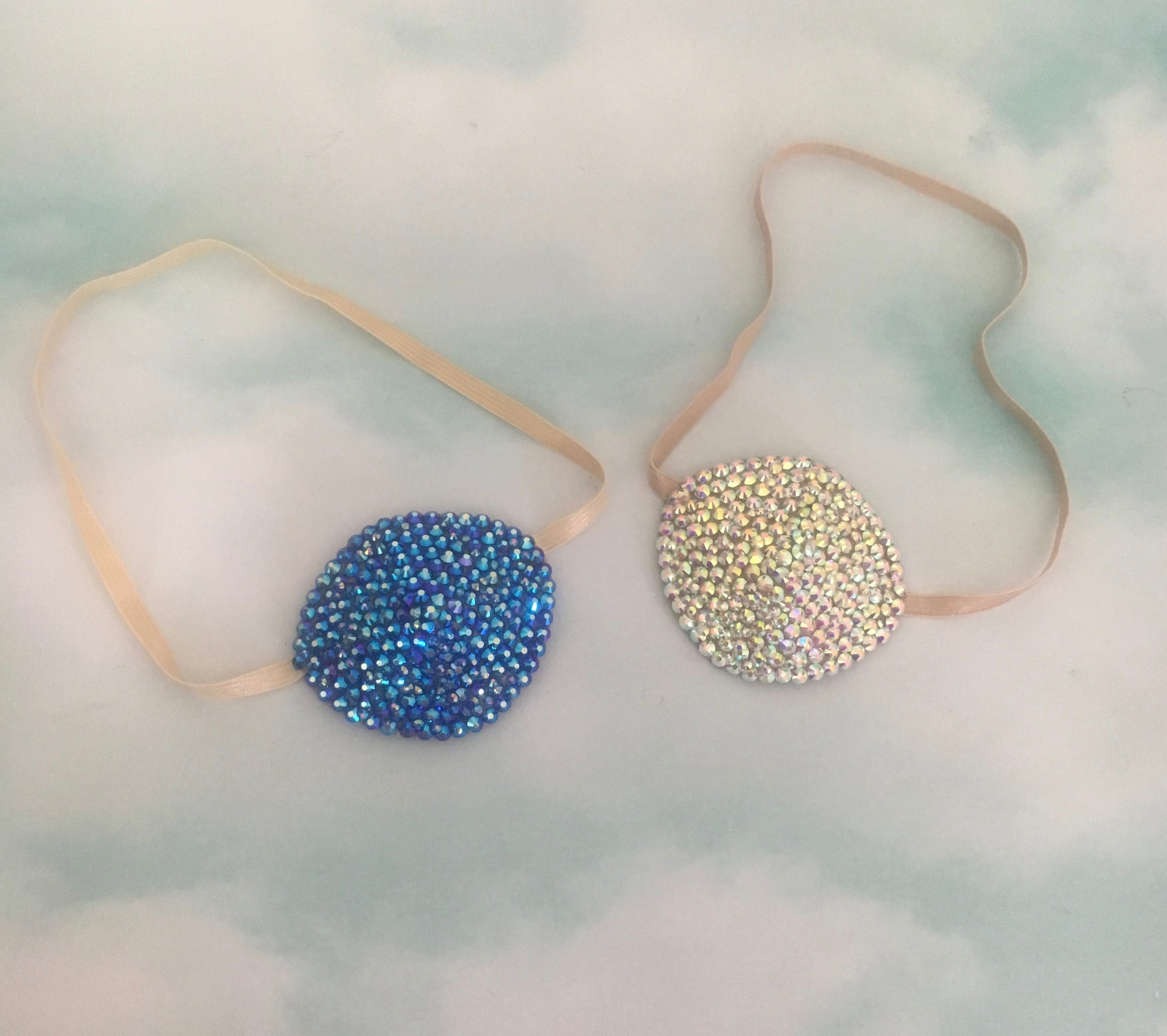 Custom Request Any Colour Nude/Skintone Bedazzled Eye Patch