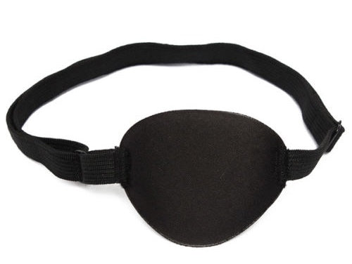Black Medical Concave Eye Patch